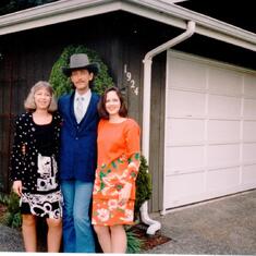 the 3 of us at Mom and Dad's 40th wedding anniversary party in 1992