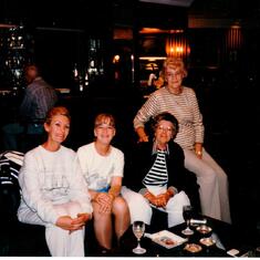 Sharon with mom and the Olympia ladies in Istanbul, Turkey