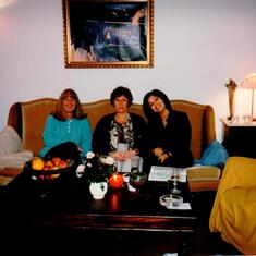 Sharon with Jette and Maria in Denmark