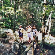 Shenandoah National Park June 1995 - Sunny, Mum, & Dad on Hiking Trail