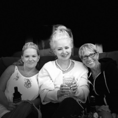 Aunt Jill, Aunt Tammy and aunt Sharon in Wisconsin. 