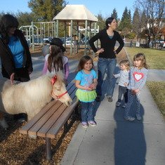 1/21/13  @ Alamo Park   Shauna, Mara, Carly with Rachel (friend from Children's center)   Best park play date ever!