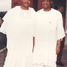 Shawcross Moore and Chief Orji Uzor Kalu (former governor of Abia State)
