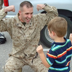 Father and Son
Battalion homecoming 2008
Camp Lejeune