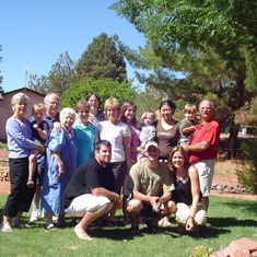The Campbell family in Arizona, Summer 2006