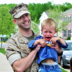Uncle Shawn and Beau. Quantico, 2011