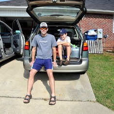 Heading out on a Father-Son Canoe trip with the Jacob boys.