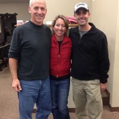 Shawn with ministry partner and mentor, Capt Jamie (and Jody) Vandiver at Grace Community Church, Dec 2012 ... One of a couple TTF ministry trips to PCola when Shawn and Kelli graciously opened their home to the itinerant encouragers!