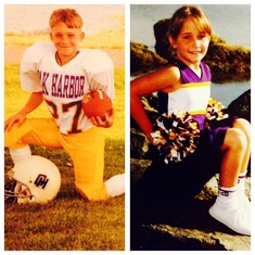 He was the football star and his sister was the head cheerleader
