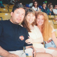 Dodger game 1993 with Martin & Michl