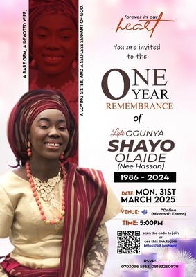 Shayo Olaide Ogunya
