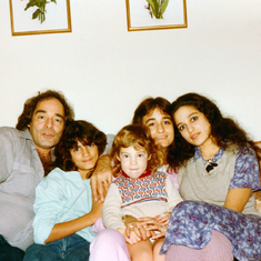 Dad, and sisters Randi, Samara, Sheree, and Elise