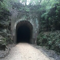 Old train tunnel 