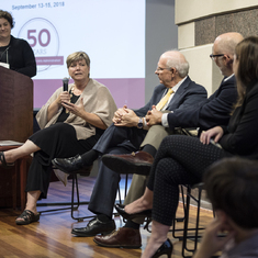 Sherry and peers celebrate 50 years of the Bolz Center for Arts Administration.