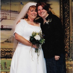 Sherry's wedding day 2003