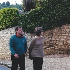 Thane and Sheryl, Boury-en-Vexin, Normandy, circa 2000