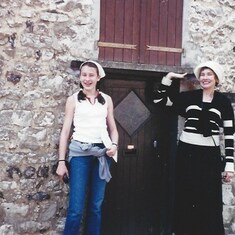 Hannah and Sheryl, Boury-en-Vexin, Normandy, circa 2000