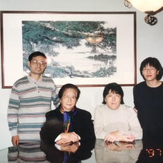 1997 11/1 夏小平來訪。老爸生病卧床。