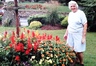 Grandma and her flower gardens
