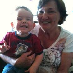 Granny and great grandson Colton