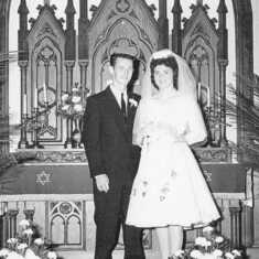 Mom & Dad's Wedding Day @ Salem Lutheran Church 1964