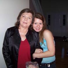 Mom and her 1st granddaughter Alicia (Alicia's Bday 2009)