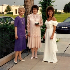 My Mother-Inlaw, Nadine, Mom and Me ...Wedding Day in Florida 1995