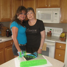 me and mom for Steven's birthday