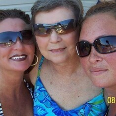 "Shades"  (Me, Mom & Tricia, July 4, 2010)
