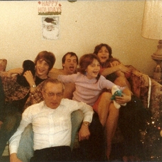 Grandpa,  Paul, Mike, Mary, and Cheryl