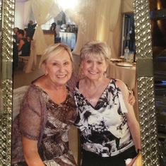Aunt Shirley with my mom Marlene.  Beautiful ladies. There is comfort in knowing your together.