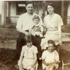 Shirley(LR) and her family