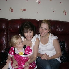 Myself along with kelly your grandaughter and your great granchild danielle on her 2nd birthday xxxxx