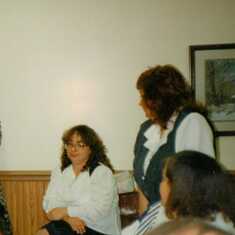 Shirley, Peggy, & Betty @ Gene's funeral