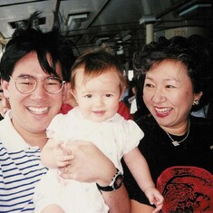 Fun with the Bill Hsieh family in Hong Kong (Hannah Hsieh as a baby)