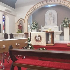 This is the alter of the RC Church in Fremantle Australia.  There is a large community of Croatians from Dalmatia living there.