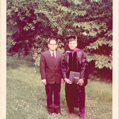 Dad - graduation day. Virginia Tech