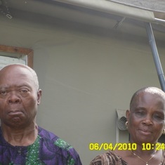 Mum and dad in namibia closeup
