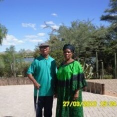 Mum and dad at Penduka