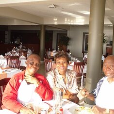 Ochi Mum and Dad at the breakfast Table Seside Hotel and Spa