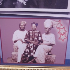 Daddy and mummy with Baba John Adeleke, paternal grandfather.