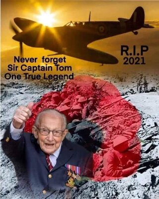 Sir captain  Tom Moore 