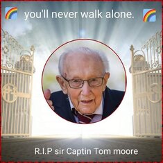 In memory of captain sir tom moore 