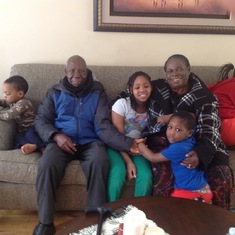 papa and grand kids