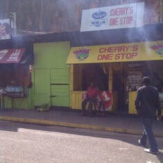 Papa at Ms Cherry's Popular One Stop Food Shack in Faiths Penn, Jamaica