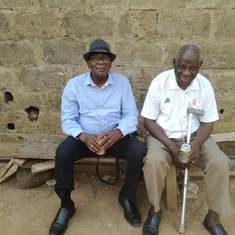 Baba and Isaac in Benin City