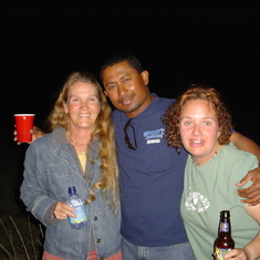 2004 Party at Rickie's House- Barbara Bussey, Soai Talbot, Nicole Ofler