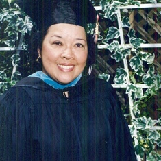 Getting her master's degree from Cal State East Bay, Hayward, California