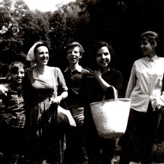 Sonia with her children. April, 1964.