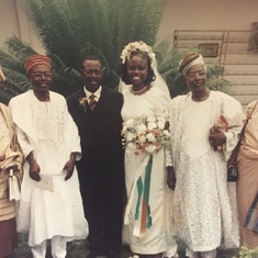 Mum and her in laws at Tope & Mope’s wedding (1999)